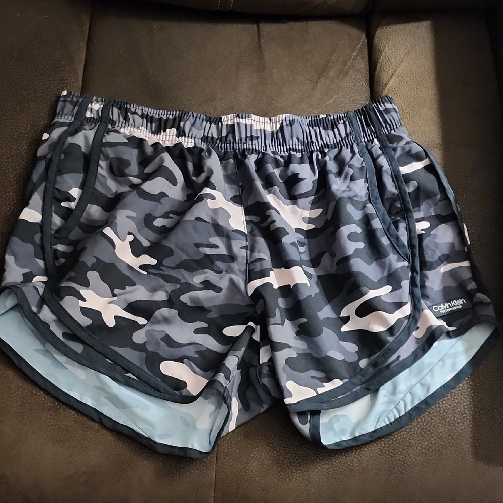 Calvin Klein Performance Athletic Shorts Gray, Black and Pink Lightweight
